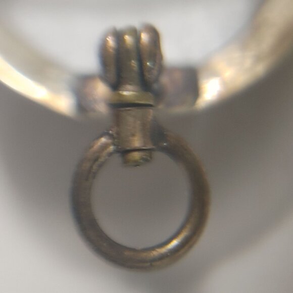 Victorian Antique Brooch Pendant Hand Painted Porcelain Portrait Gold Tone Oval - Picture 14 of 16